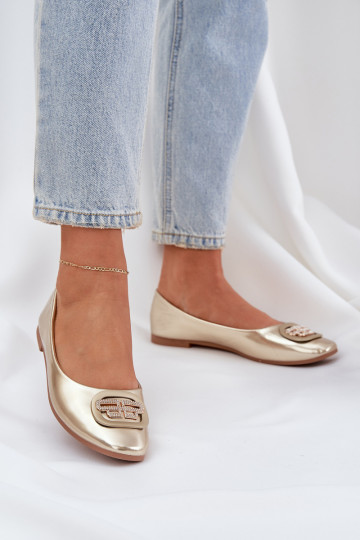 baleríny  s ornamenty zlaté barvy Ainoria