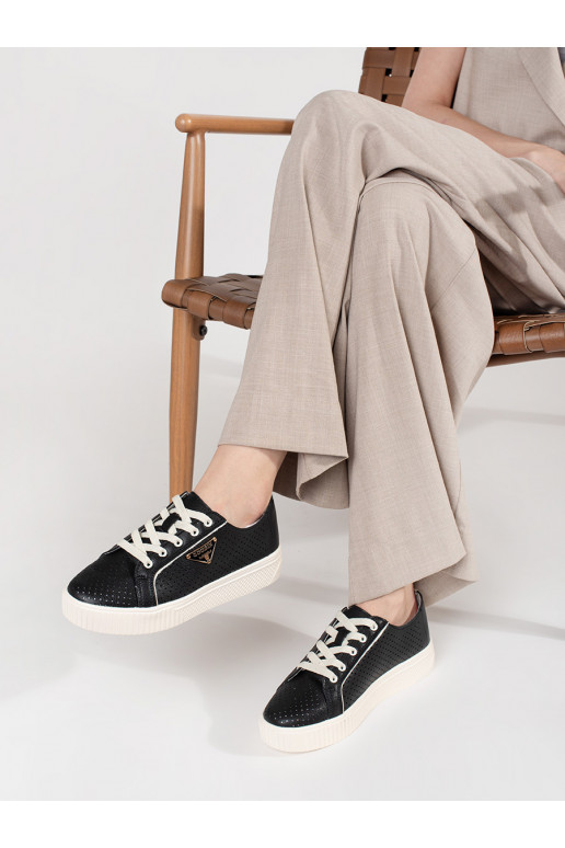 Černé  Tenisky s platformou