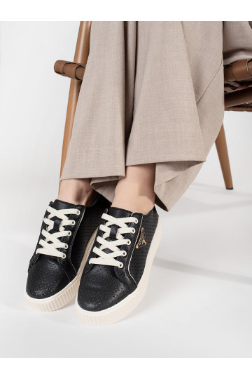 Černé  Tenisky s platformou 2