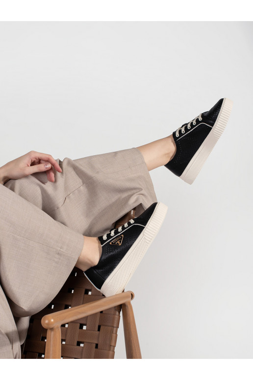 Černé  Tenisky s platformou