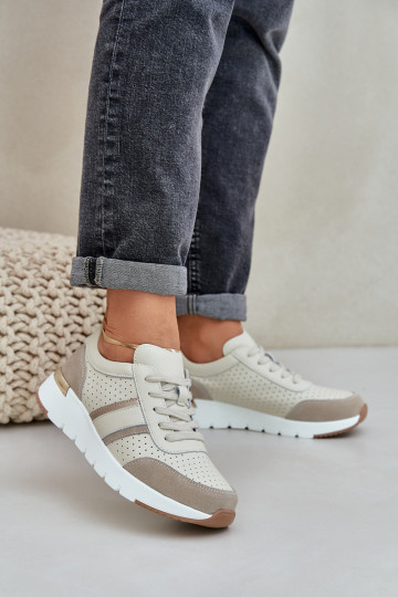 Tenisky tenisky  béžové Norlexia 2