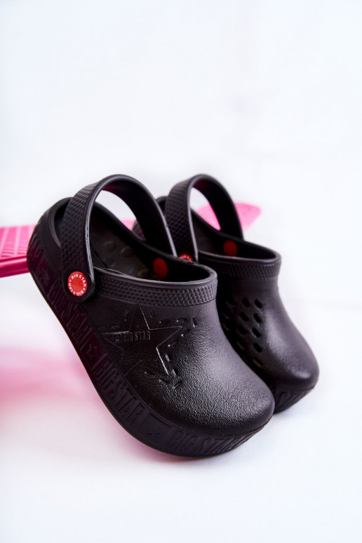 Dětské Lehké pantofle  Big Star II375001 Černé