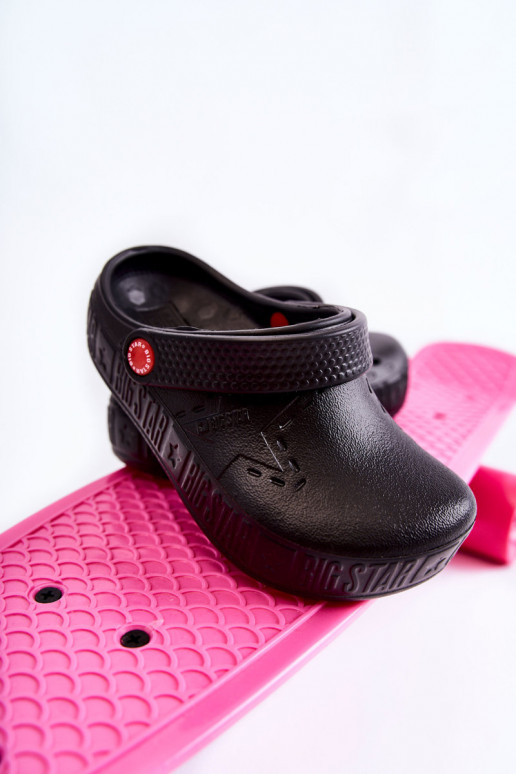 Dětské Lehké pantofle  Big Star II375001 Černé