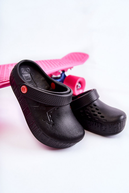 Dětské Lehké pantofle  Big Star II375001 Černé