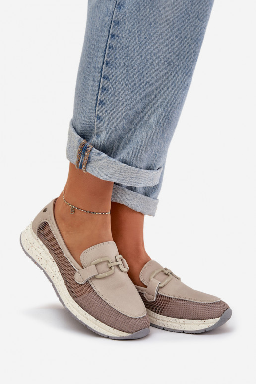   mokasíny D&A TW210 šedá