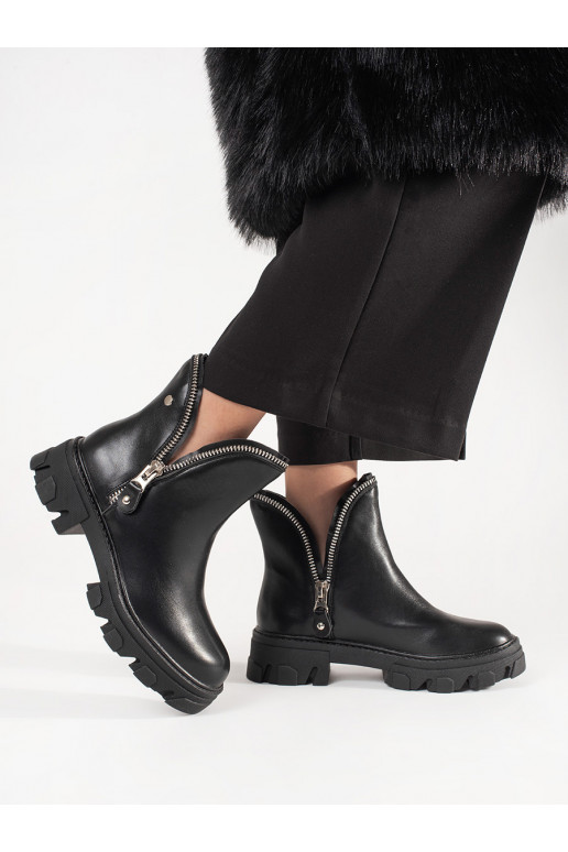 Dámské kozačky na silné platformě