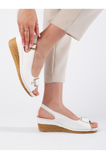 bílé sandály  Espadrilky