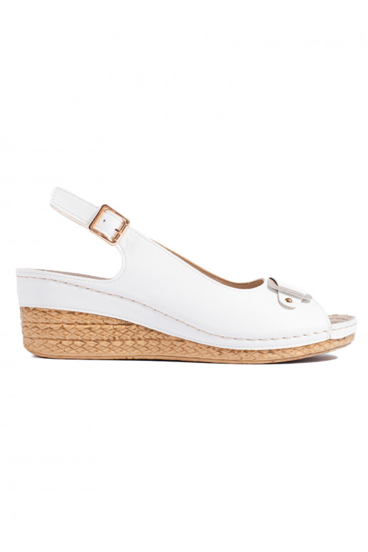 bílé sandály  Espadrilky bílé sandály  Espadrilky