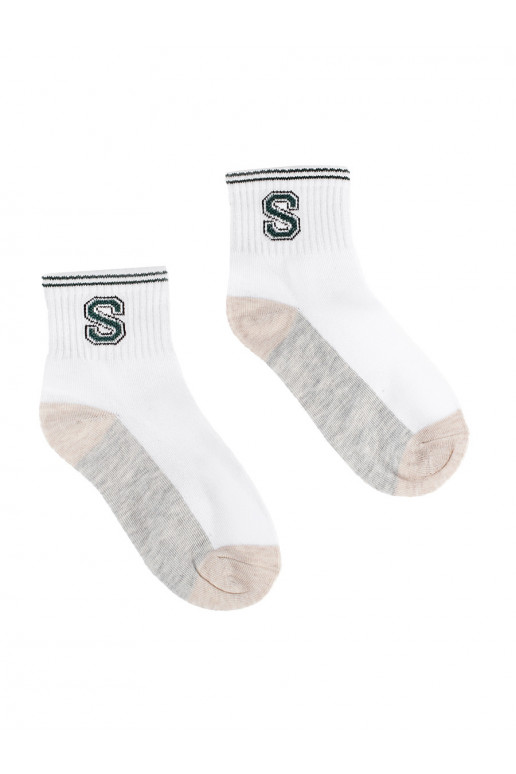 Dětské ponožky Shelovet bílé s hvězdou