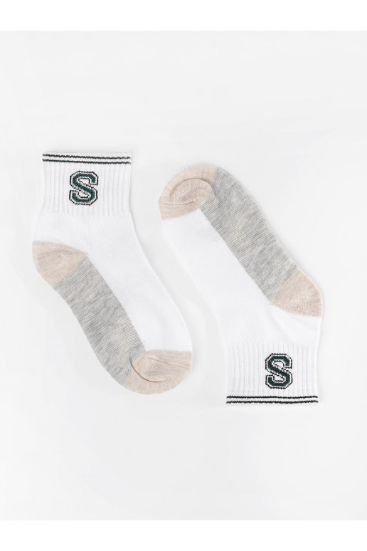 Dětské ponožky Shelovet bílé s hvězdou