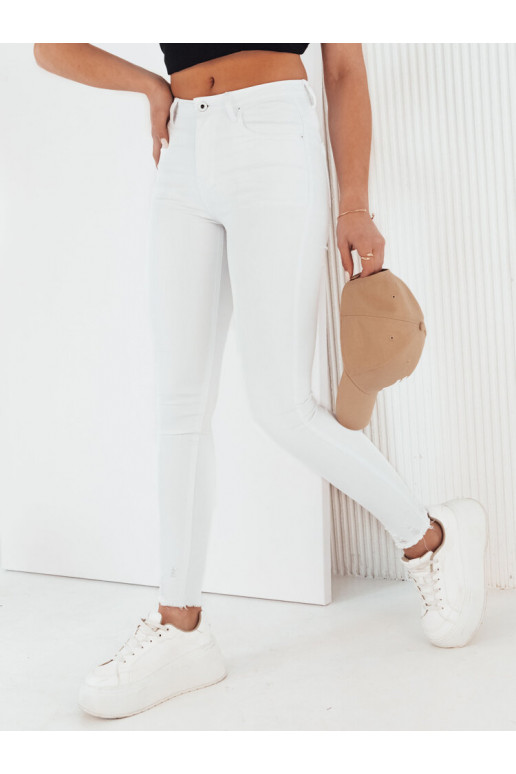 Dámské džíny MOLANO white Dstreet