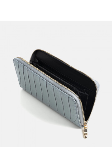 Lakovaná kožená peněženka Spangler Blue 2