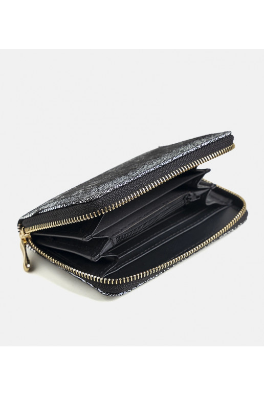 Stříbrná lesklá peněženka Decosta