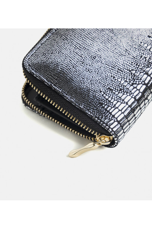 Stříbrná lesklá peněženka Decosta