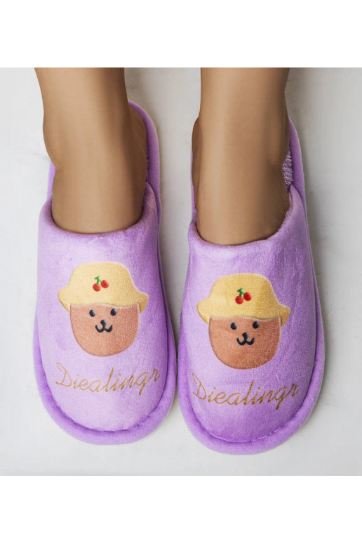 Měkké pantofle Dialings Purple