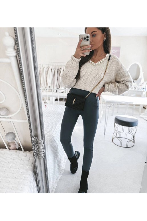 Voskované legíny Ambrose Grey