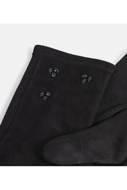 Černé zateplené rukavice Roosev Černé zateplené rukavice Roosev