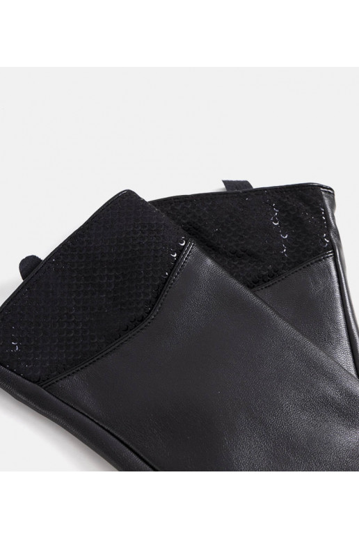 Černé zateplené rukavice Moure Černé zateplené rukavice Moure