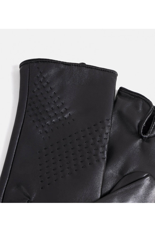 Černé zateplené rukavice Racca Černé zateplené rukavice Racca