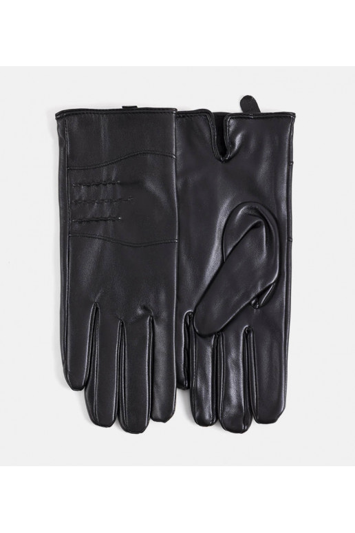 Černé tylové zateplené rukavice Černé tylové zateplené rukavice