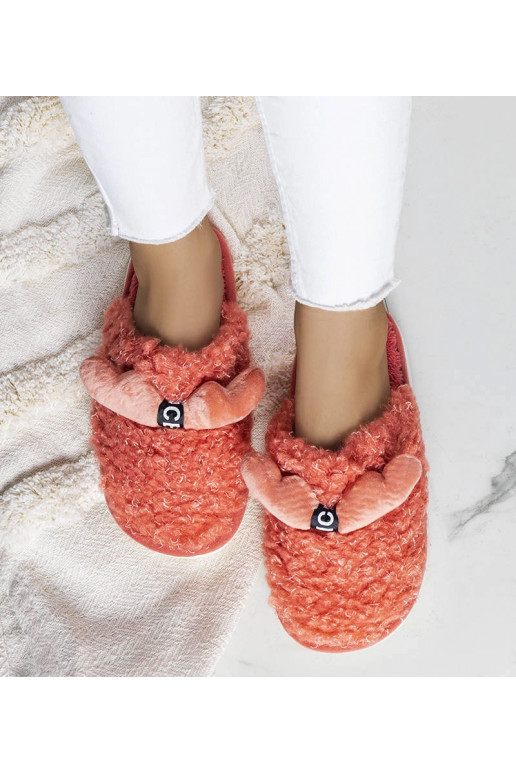 Kožešinové pantofle Rosny tmavě růžové