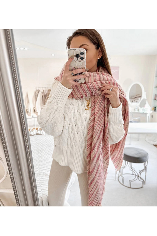 Nyomin růžový šátek Nyomin růžový šátek