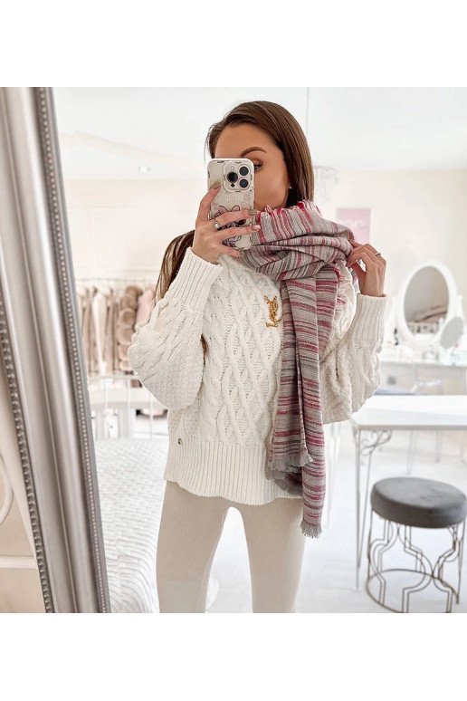 Fialový šátek Nyomi Fialový šátek Nyomi