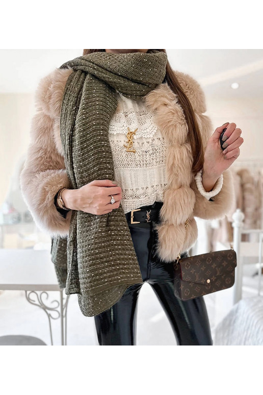 Khalil zelený puntíkovaný šátek Khalil zelený puntíkovaný šátek