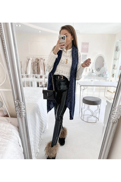 Khalil tmavě modrý puntíkovaný šátek Khalil tmavě modrý puntíkovaný šátek