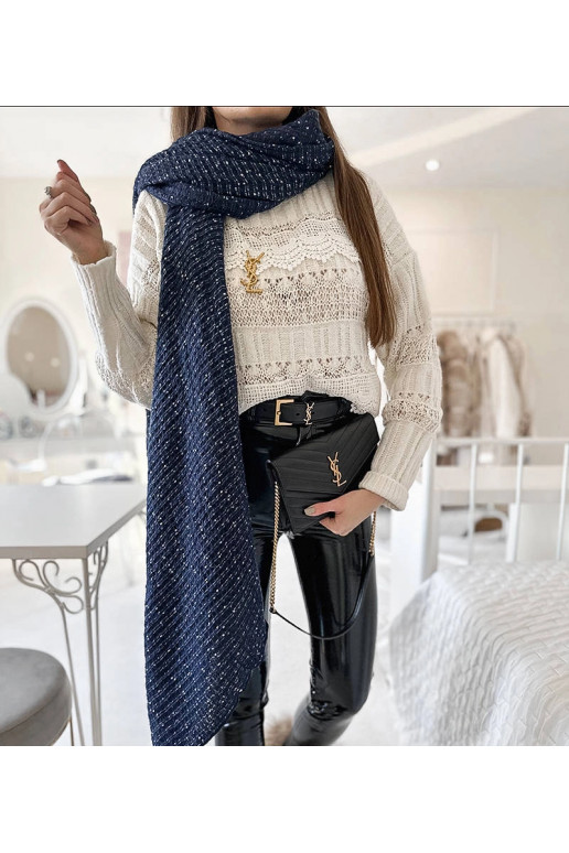 Khalil tmavě modrý puntíkovaný šátek Khalil tmavě modrý puntíkovaný šátek