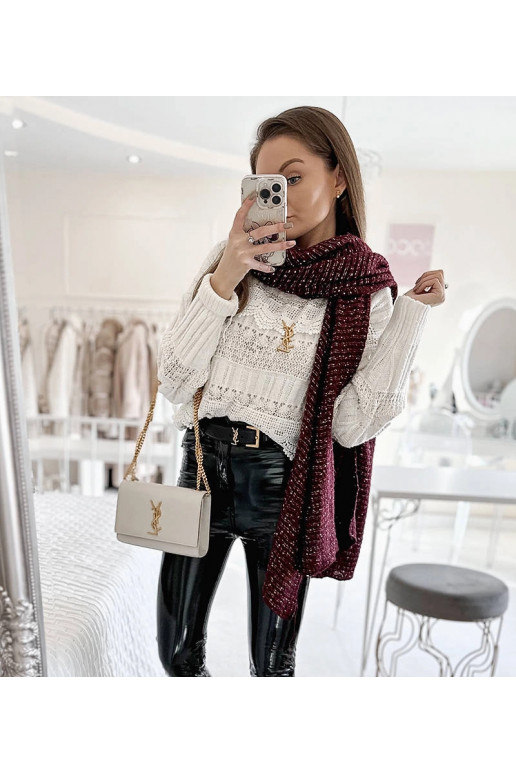 Puntíkatý šátek Khalil Burgundy Puntíkatý šátek Khalil Burgundy