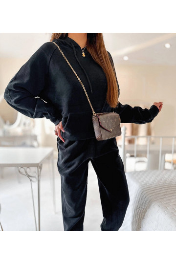 Černá fleecová taneční... 2