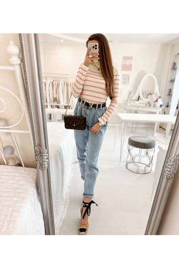 Ailleboust Blue Mom Fit Jeans