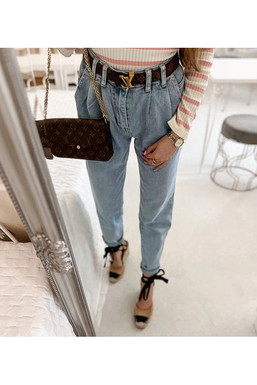 Ailleboust Blue Mom Fit Jeans