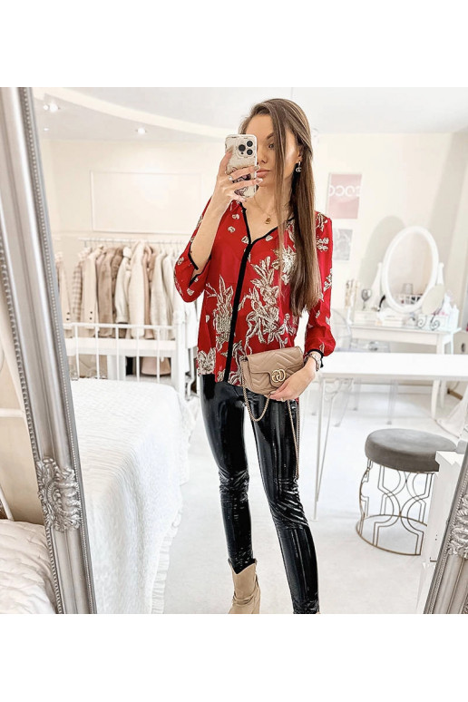 Košile Salois s červeným vzorem