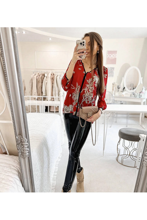 Košile Salois s červeným vzorem