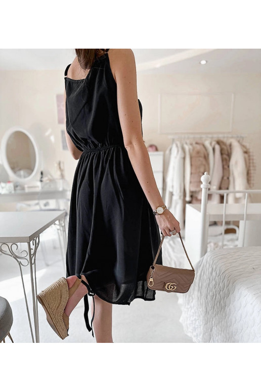 Černé šaty bez ramínek Aubin Černé šaty bez ramínek Aubin