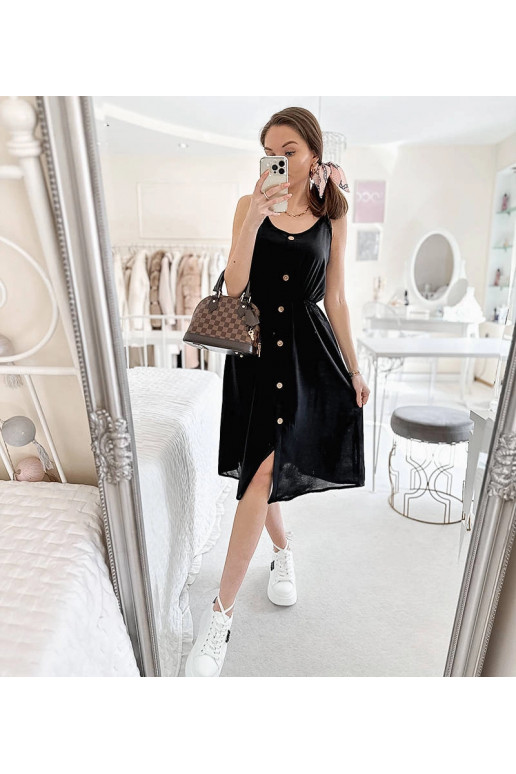 Černé šaty bez ramínek Plaisance Černé šaty bez ramínek Plaisance