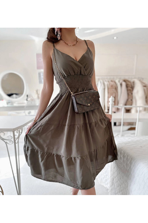 Zelené rozevláté šaty Yvon Zelené rozevláté šaty Yvon