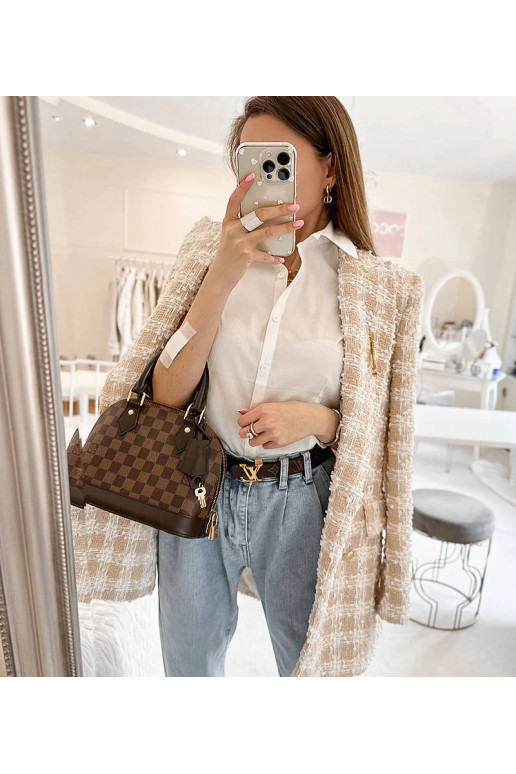 Klasická bílá košile Genov s krátkým...