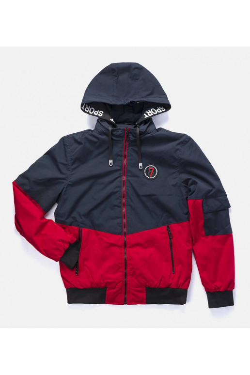 Námořnická modrá pánská přechodová... Námořnická modrá pánská přechodová...