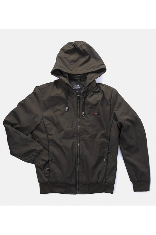 Zelená pánská větrovka Duplessis s... Zelená pánská větrovka Duplessis s...