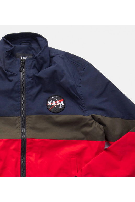 Námořnická modrá pánská bunda se... Námořnická modrá pánská bunda se...