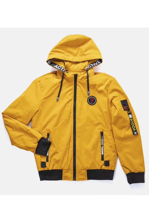 Žlutá pánská přechodová bunda Tollmache