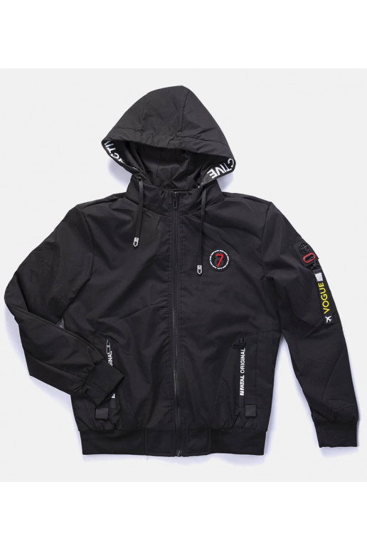 Černá pánská přechodová bunda Tollmache Černá pánská přechodová bunda Tollmache