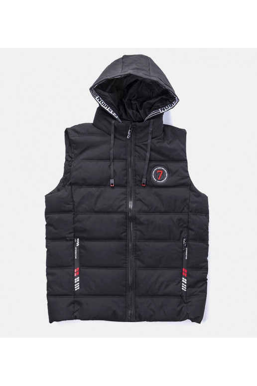 Pánská černá prošívaná vesta Allaire Pánská černá prošívaná vesta Allaire