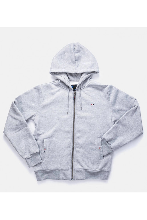 Pánská světle šedá mikina Guerin Pánská světle šedá mikina Guerin