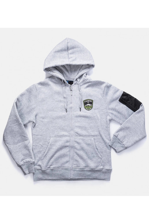 Světle šedá pánská mikina s kapucí... Světle šedá pánská mikina s kapucí...