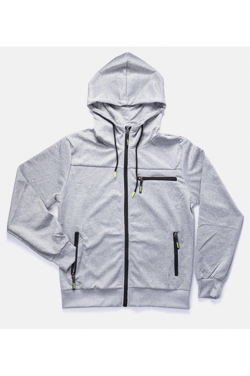 Pánská světle šedá mikina Curtis Pánská světle šedá mikina Curtis