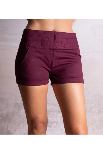 Vínové dámské kraťasy Stein...